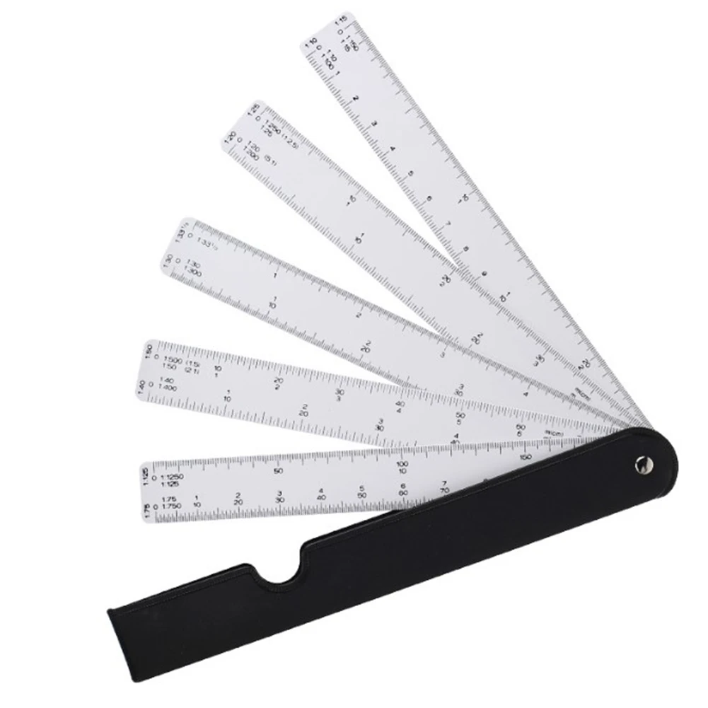 Durable Newest Top-quality Scale Ruler Shape Kit Replacement Ruler Scale With 5 Blades Accessories Engineering
Durable Newest Top-quality Scale Ruler Shape Kit Replacement Ruler Scale With 5 Blades Accessories Engineering