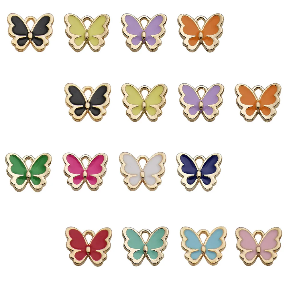 100 Pcs Earring Pendant Key Necklace Necklace Pendant Charm Braclets Drip Oil Butterfly Pendant Manual Jewelry Making Pendant
100 Pcs Earring Pendant Key Necklace Necklace Pendant Charm Braclets Drip Oil Butterfly Pendant Manual Jewelry Making Pendant