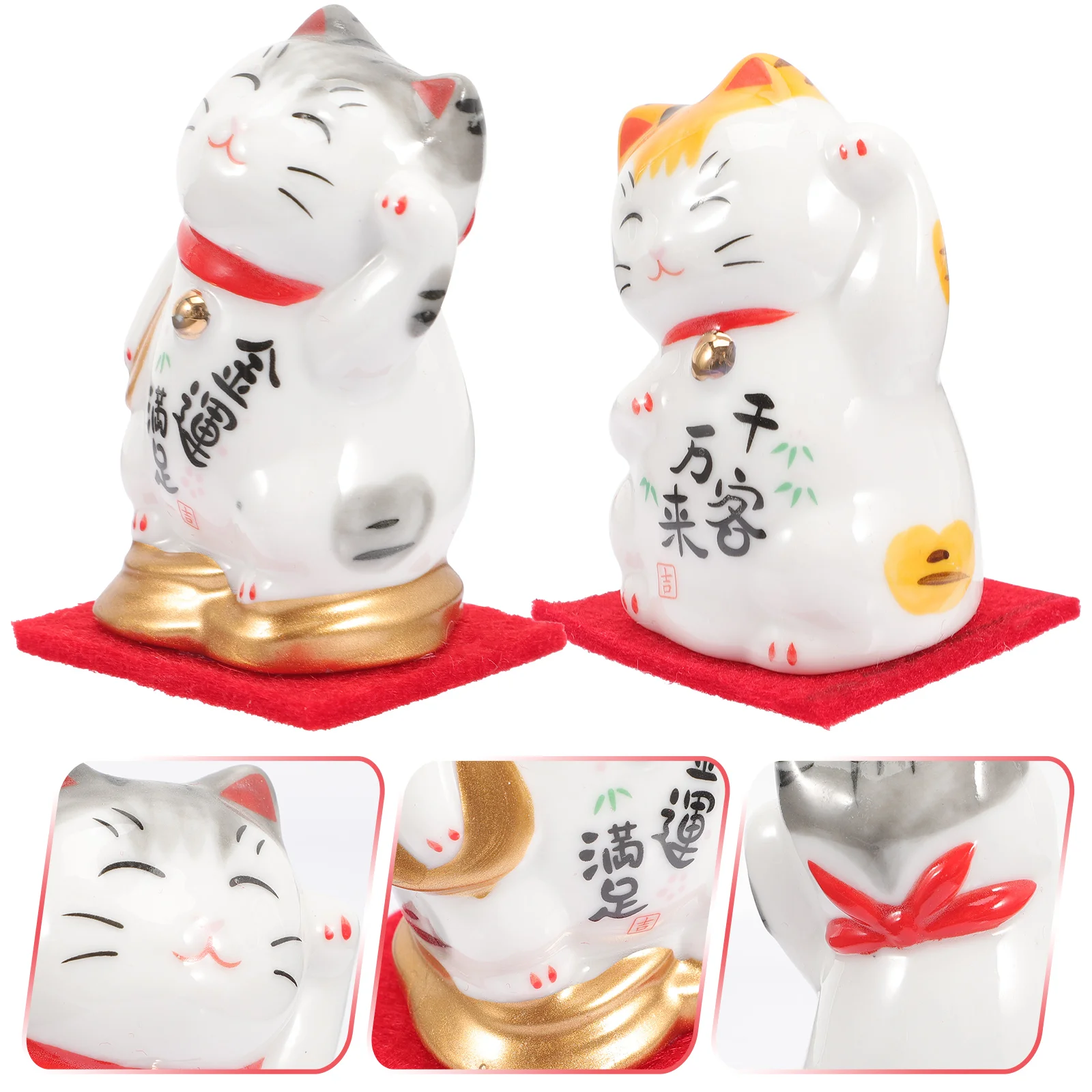 Cat Lucky Figurine Sculpture Waving Mini Figurines Japanese Progress Decoration Sign Chinese Recording Neko Maneki Animal Statue
Cat Lucky Figurine Sculpture Waving Mini Figurines Japanese Progress Decoration Sign Chinese Recording Neko Maneki Animal Statue