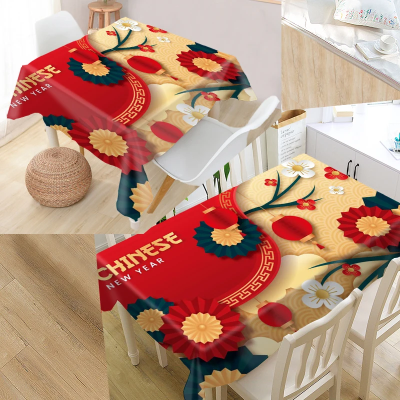 Элегантная Водонепроницаемая маслостойкая Скатерть для украшения дома на новый год 
Элегантная Водонепроницаемая маслостойкая Скатерть для украшения дома на новый год