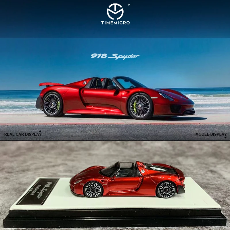 Time Micro 1:64 Model Car Pors 918 Spyder Alloy Die-cast Vehicle-Metal Red
Time Micro 1:64 Model Car Pors 918 Spyder Alloy Die-cast Vehicle-Metal Red