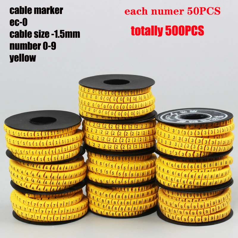 Маркировочные этикетки для кабеля EC-0 0-9 1,5-6,0 мм ПВХ
Маркировочные этикетки для кабеля EC-0 0-9 1,5-6,0 мм ПВХ