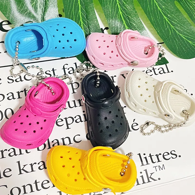 Cute Mini EVA Beach Hole Little Croc Shoe Keychain Popular Llaveros for Bag Pendant Aaccessories Gift Key Chain Charm 1PC
Cute Mini EVA Beach Hole Little Croc Shoe Keychain Popular Llaveros for Bag Pendant Aaccessories Gift Key Chain Charm 1PC