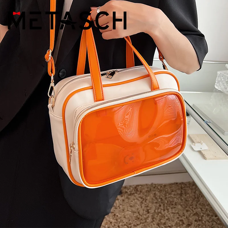 METASCH Summer Big Capacity Bag 2022 New Fashion Women's Solid Transparent Hand Bag Shoulder Bag Small Messenger Bag Square Bag
METASCH Summer Big Capacity Bag 2022 New Fashion Women's Solid Transparent Hand Bag Shoulder Bag Small Messenger Bag Square Bag
