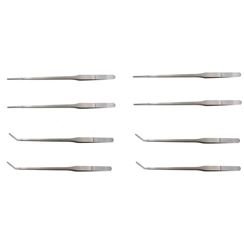 8 Pcs Stainless Steel Clips Include 4 Straight Tweezers (About 27Cm Long) And 4 Bent Tweezers (About 26.5 Cm Long)
8 Pcs Stainless Steel Clips Include 4 Straight Tweezers (About 27Cm Long) And 4 Bent Tweezers (About 26.5 Cm Long)