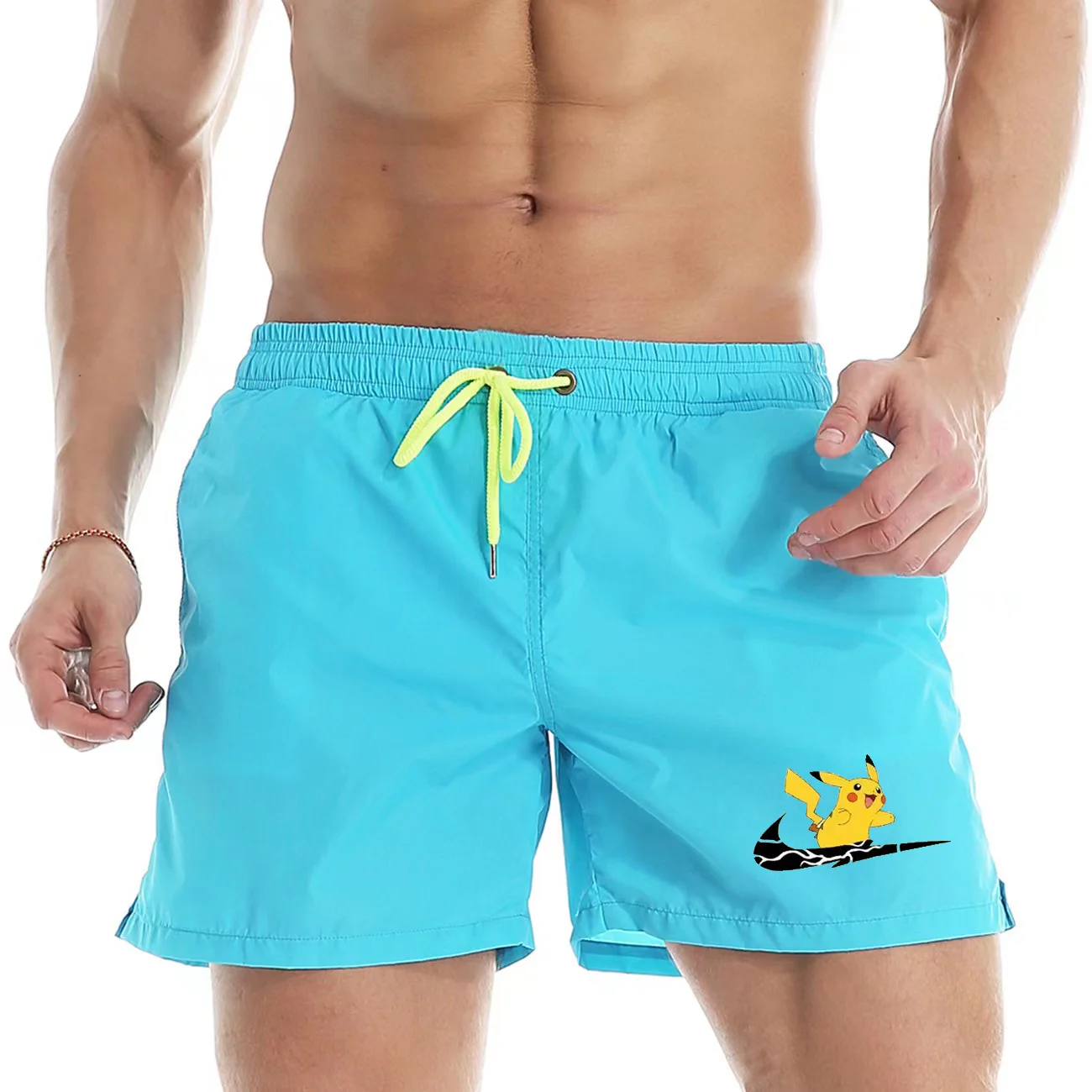 Shorts de bain à séchage rapide pour hommes, maillots de bain de sport, shorts de course pour hommes, vêtements de plage de luxe
Shorts de bain à séchage rapide pour hommes, maillots de bain de sport, shorts de course pour hommes, vêtements de plage de luxe