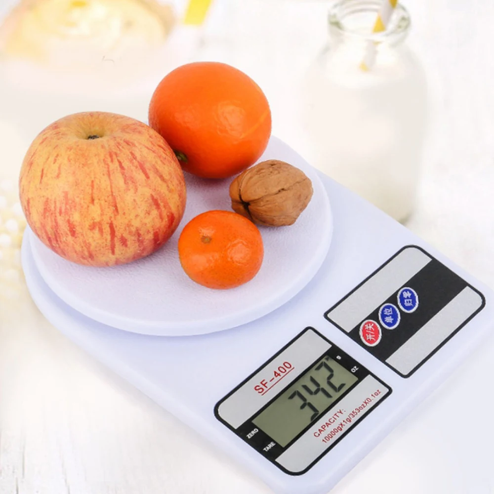 

Hot SF-400 7kg/1g Digital LCD Display Kitchen Electronic Scales for Food Weight Diet Kitchen Measuring Tools
