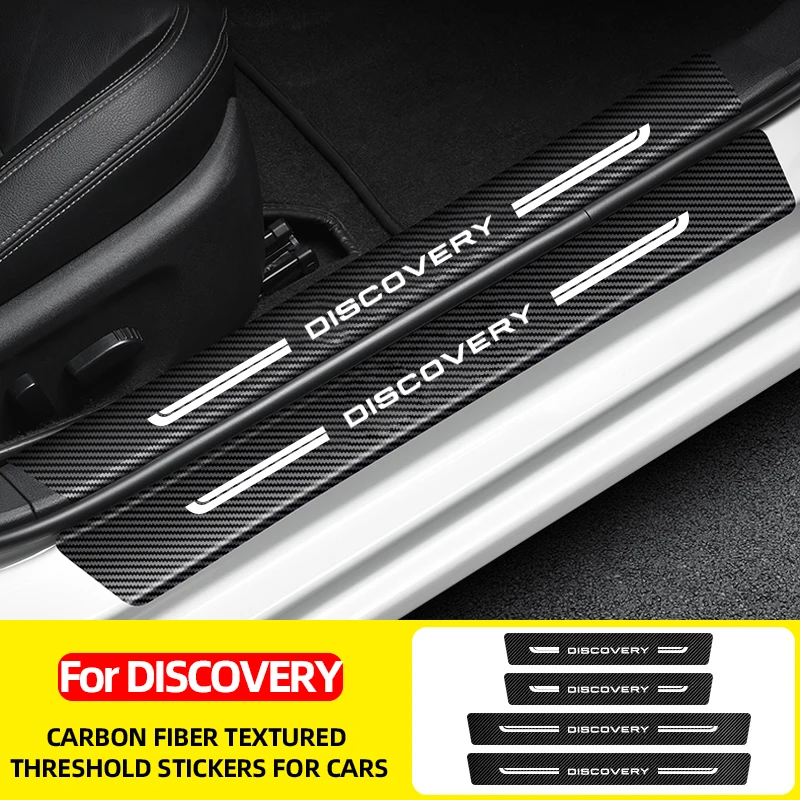 Наклейки для автомобиля Land Rover Discovery Performance, текстура из углеродного волокна, наклейка на порог автомобиля, защита от внешнего света
Наклейки для автомобиля Land Rover Discovery Performance, текстура из углеродного волокна, наклейка на порог автомобиля, защита от внешнего света