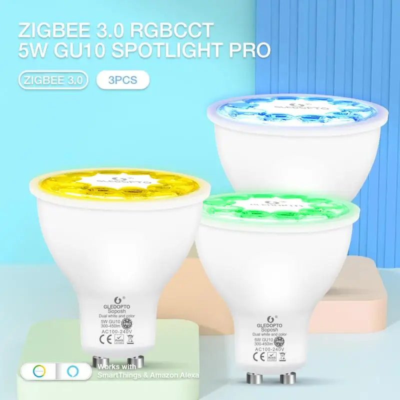 Умный Светодиодный прожектор Zigbee 3,0 с регулировкой яркости, 5 Вт, Rgb/cct, управление через приложение, защита от помех, портативный пульт дистанционного управления
Умный Светодиодный прожектор Zigbee 3,0 с регулировкой яркости, 5 Вт, Rgb/cct, управление через приложение, защита от помех, портативный пульт дистанционного управления