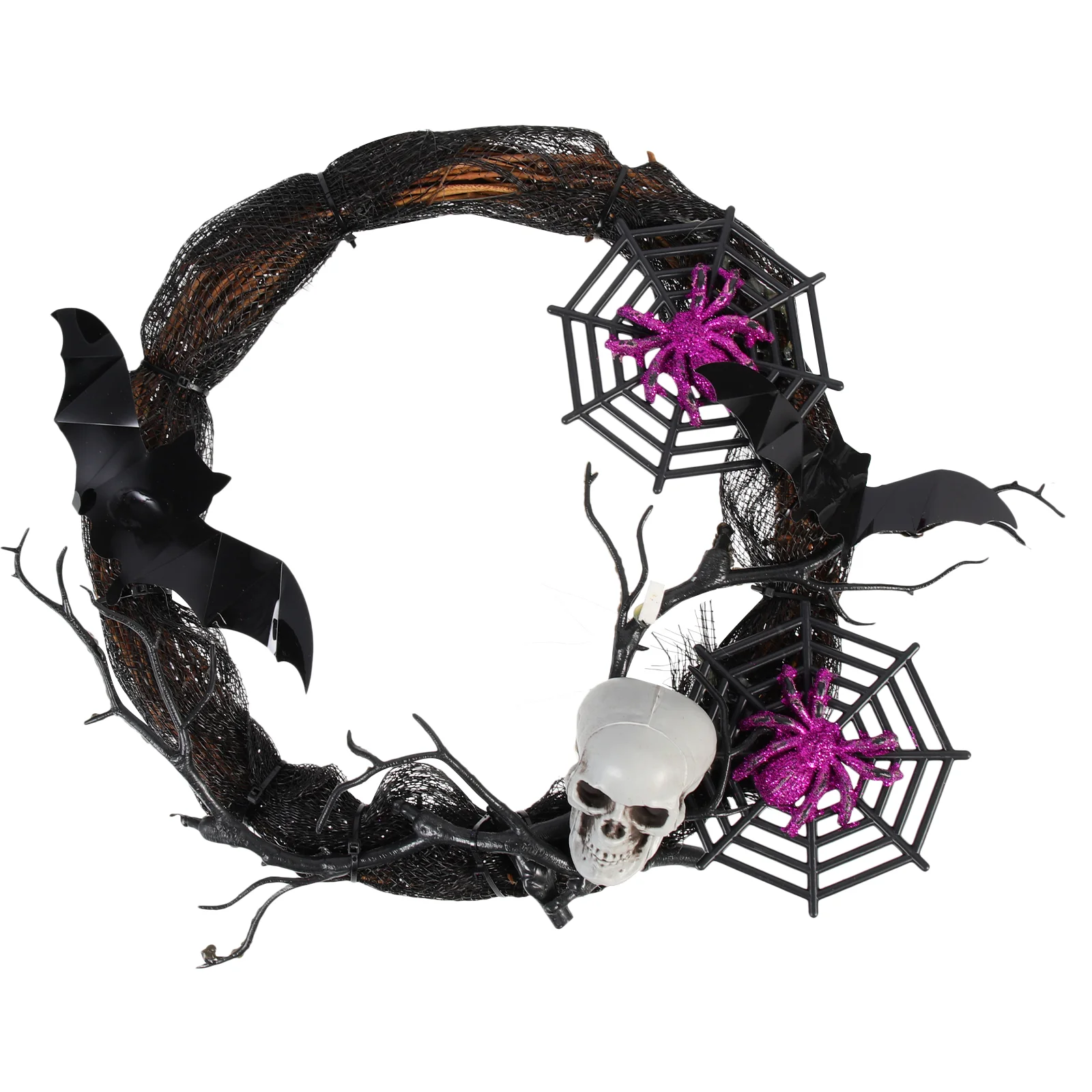 Front Door Decor Halloween Wreath Wall Hanging Garland Novel Prop Decorations Non-woven Fabric Decorative Pendant Bat 
Front Door Decor Halloween Wreath Wall Hanging Garland Novel Prop Decorations Non-woven Fabric Decorative Pendant Bat