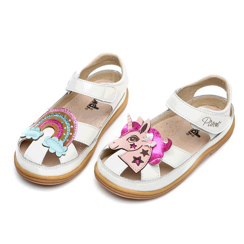 Summer Unicorn Sandals for kids Sparkle Rainbow Sandals Little Girls Toe-capped Breathable Shoes Toddlers Princess Shoes Leather
Summer Unicorn Sandals for kids Sparkle Rainbow Sandals Little Girls Toe-capped Breathable Shoes Toddlers Princess Shoes Leather