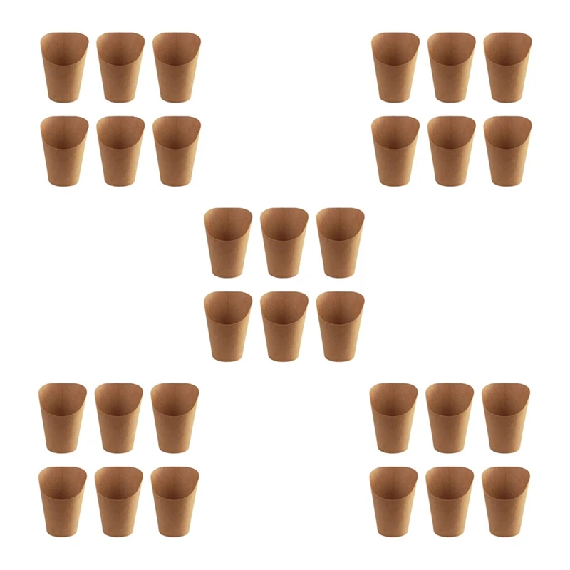 500Pcs Disposal Baking Cakes Egg Puff French Fries Chips Snacks Kraft Paper Cups Holder, 300Ml (Brown)
500Pcs Disposal Baking Cakes Egg Puff French Fries Chips Snacks Kraft Paper Cups Holder, 300Ml (Brown)