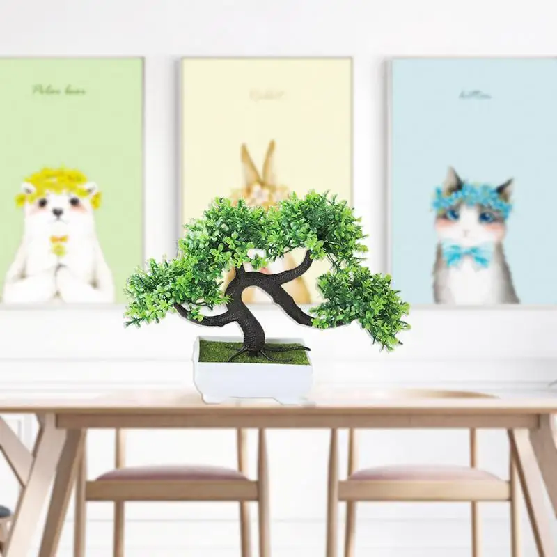 Artificial Bonsai Tree Fake Plant Decoration Potted Artificial House Plants For Desktop Decoration Display
Artificial Bonsai Tree Fake Plant Decoration Potted Artificial House Plants For Desktop Decoration Display