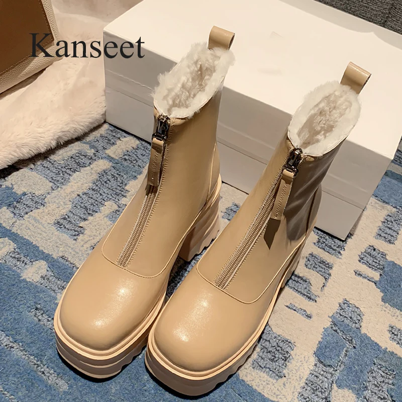 Женские ботильоны на платформе Kanseet, черные короткие ботинки из натуральной кожи на массивном каблуке, Осень-зима
Женские ботильоны на платформе Kanseet, черные короткие ботинки из натуральной кожи на массивном каблуке, Осень-зима