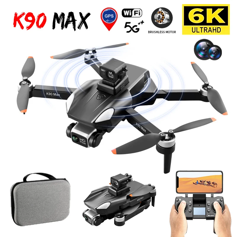 K90 Max 5G 2022 NEW GPS Drone 360 Degree Laser Obstacle Avoidance 6K 4K HD Camera Professional Brushless RC Quadcopter FPV WIFI
K90 Max 5G 2022 NEW GPS Drone 360 Degree Laser Obstacle Avoidance 6K 4K HD Camera Professional Brushless RC Quadcopter FPV WIFI
