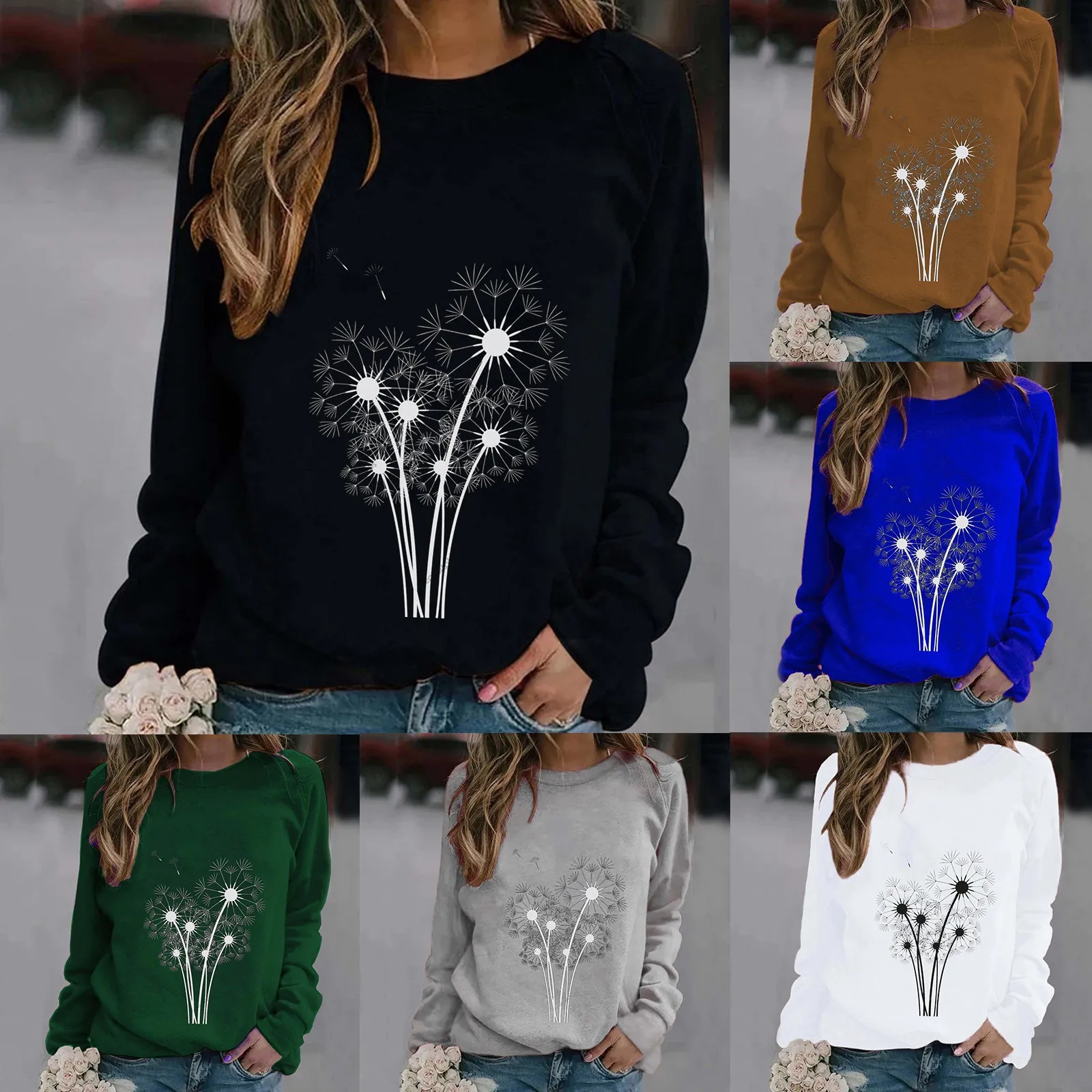 Womens Print O Neck Sweatshirt Round Neck Fit Pullover Tops Casual Long Sleeve Workout Shirts Loose Blouse Shirt
Womens Print O Neck Sweatshirt Round Neck Fit Pullover Tops Casual Long Sleeve Workout Shirts Loose Blouse Shirt