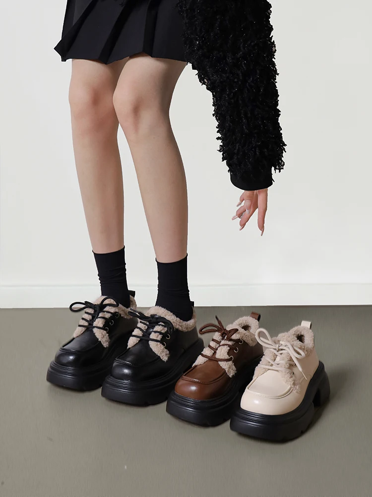 Winter Shoes Women Casual Female Sneakers British Style Clogs Platform Autumn Oxfords Flats Round Toe Cross New Retro Preppy Cre
Winter Shoes Women Casual Female Sneakers British Style Clogs Platform Autumn Oxfords Flats Round Toe Cross New Retro Preppy Cre