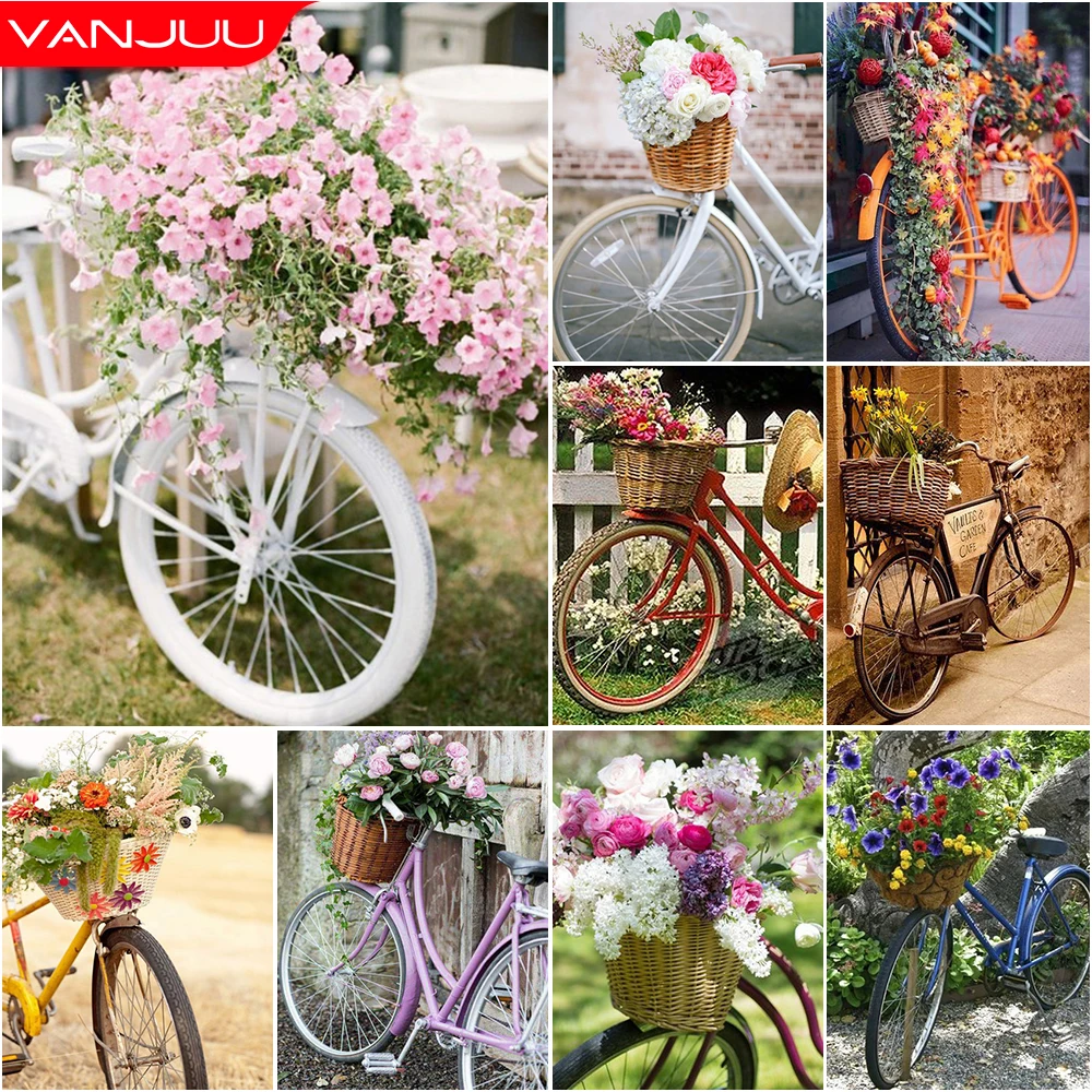 5D Diamond Painting Bicycle Full Diamond Embroidery Landscape DIY Diamond Mosaic Cross Stitch Handmade Gift Home Decor
5D Diamond Painting Bicycle Full Diamond Embroidery Landscape DIY Diamond Mosaic Cross Stitch Handmade Gift Home Decor