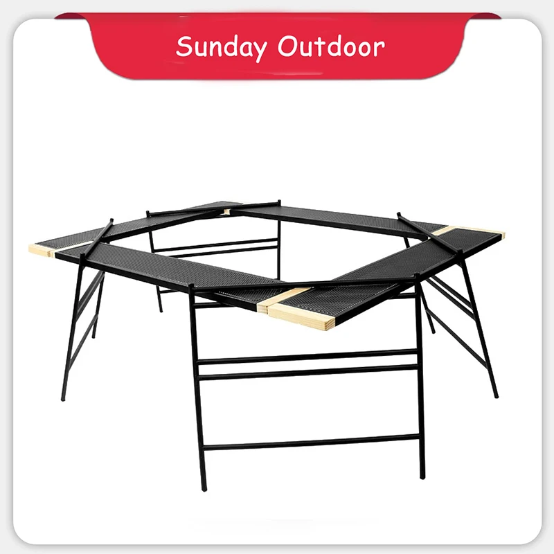 New Luxury Outdoor Barbecue Splicable Net Table Camping Portable Multifunctional Folding Table Self-driving Picnic Table
New Luxury Outdoor Barbecue Splicable Net Table Camping Portable Multifunctional Folding Table Self-driving Picnic Table