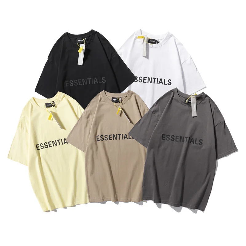 ESSENTIALS T-Shirt Letters Printing Oversized High Street Mens T-shirt Short Sleeve Casual Hip Hop Loose Women Essentials Tops
ESSENTIALS T-Shirt Letters Printing Oversized High Street Mens T-shirt Short Sleeve Casual Hip Hop Loose Women Essentials Tops