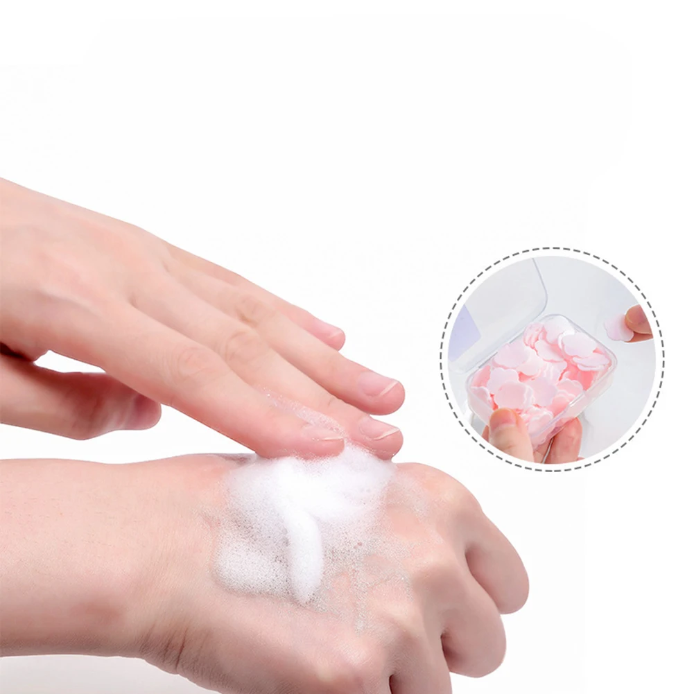 1 Box Portable Paper Cleaning Soaps Portable Hand Wash petal Soap Papers Scented Slice Washing Hand Bath Travel Scented Foaming
1 Box Portable Paper Cleaning Soaps Portable Hand Wash petal Soap Papers Scented Slice Washing Hand Bath Travel Scented Foaming