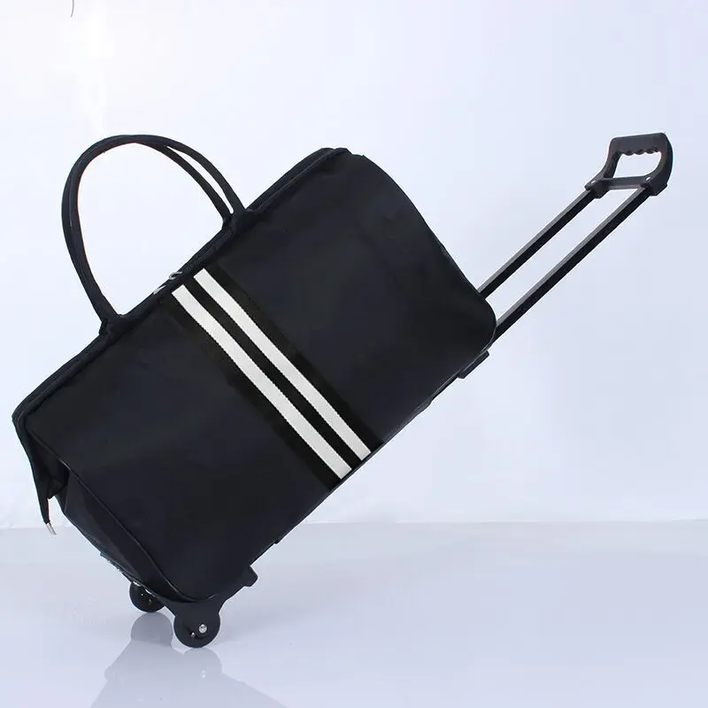New Striped Carry-Ons Bag Waterproof Nylon Trolly Bag For Traveling Men Travel Bags Foldable Cabin Suitcase With Wheels XA225C
New Striped Carry-Ons Bag Waterproof Nylon Trolly Bag For Traveling Men Travel Bags Foldable Cabin Suitcase With Wheels XA225C