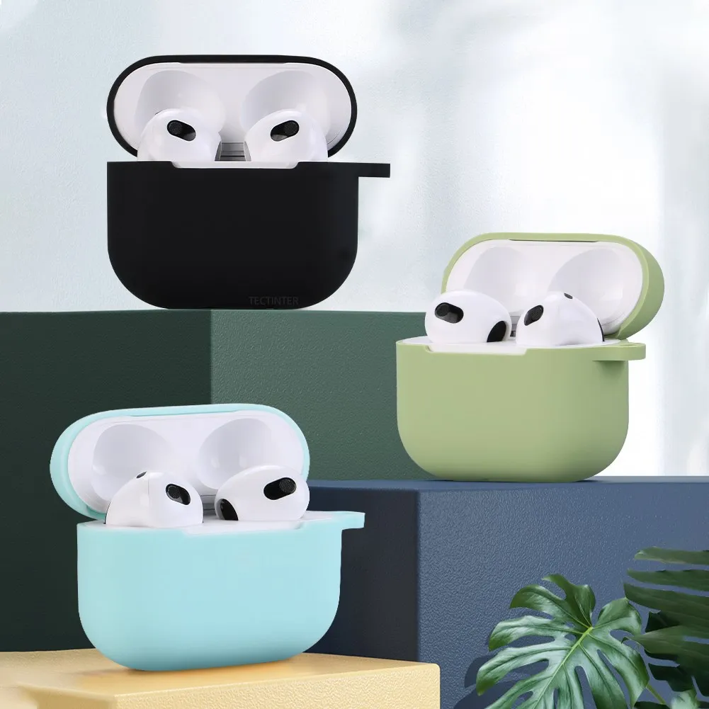 Silicone Protective Case For Airpods3 Portable case with Keychain For Airpods Pro Soft Thin Cover Wireless Earphone Funda
Silicone Protective Case For Airpods3 Portable case with Keychain For Airpods Pro Soft Thin Cover Wireless Earphone Funda