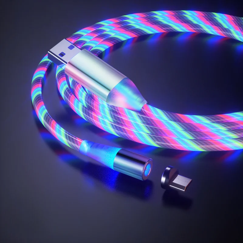 Magnetic Charging Cable Magnetic Wire Type c Microusb Lightning usb For iphone Samsung Xiaomi Huawei Honor Led luminous Cord
Magnetic Charging Cable Magnetic Wire Type c Microusb Lightning usb For iphone Samsung Xiaomi Huawei Honor Led luminous Cord