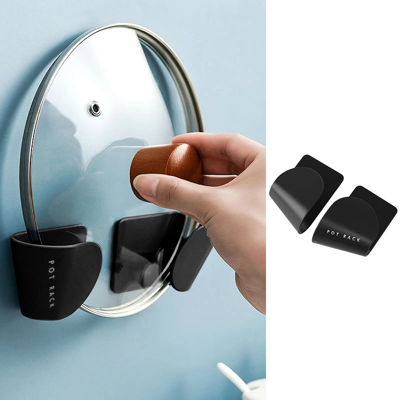 Wall-hanging Pot Cover Rack 2pcs Household Simple Hole-free Multi-functional Plastic Hot Cover Rack Kitchen Storage Rack
Wall-hanging Pot Cover Rack 2pcs Household Simple Hole-free Multi-functional Plastic Hot Cover Rack Kitchen Storage Rack