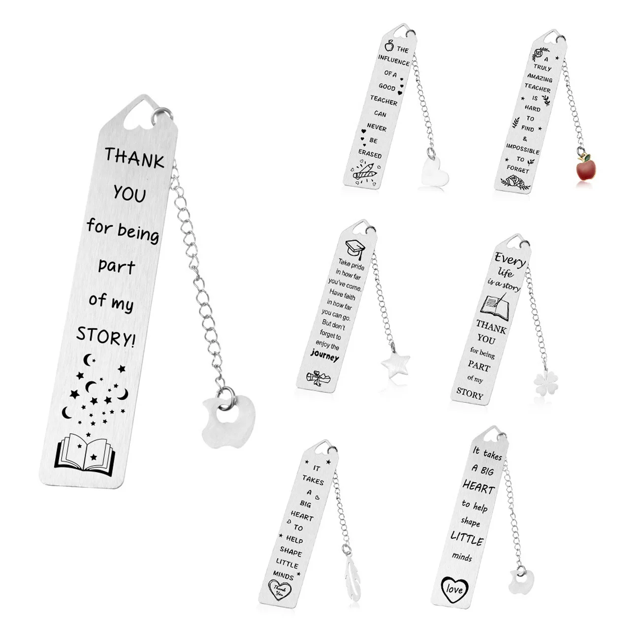 Creative Lettering Bookmark Pendant Metal Book Mark With Tassels Book Mark Book Page Stationery Gifts School Office Supply
Creative Lettering Bookmark Pendant Metal Book Mark With Tassels Book Mark Book Page Stationery Gifts School Office Supply