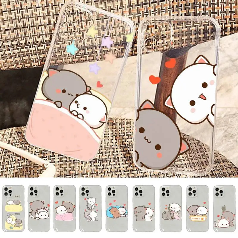 Fun Cartoon Peach Mochi Cat Phone Case For iPhone 11 12 13 14 Mini Pro Max XR X XS TPU Clear Case For 8 7 6 Plus SE 2020
Fun Cartoon Peach Mochi Cat Phone Case For iPhone 11 12 13 14 Mini Pro Max XR X XS TPU Clear Case For 8 7 6 Plus SE 2020