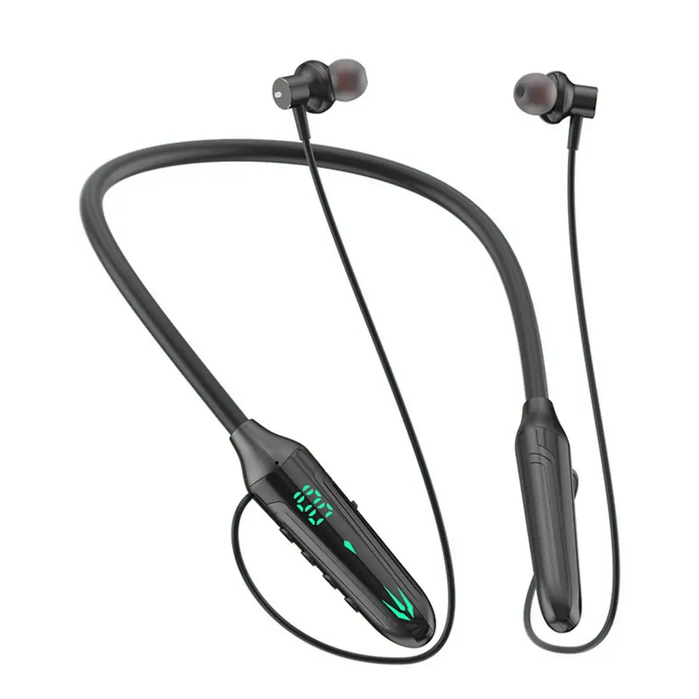 Wireless Bluetooth-Compatible Headphones Neck-Hanging Type Digital Display Headset Low-Latency Earphone AudíFonos Bluetooth
Wireless Bluetooth-Compatible Headphones Neck-Hanging Type Digital Display Headset Low-Latency Earphone AudíFonos Bluetooth