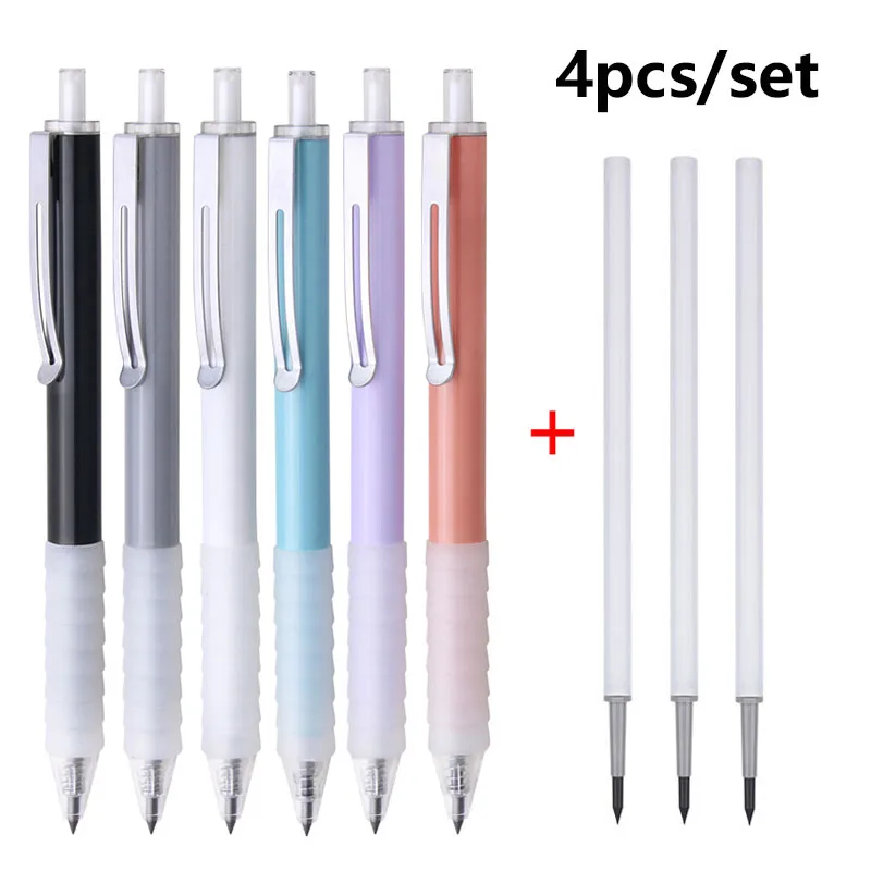 4pcs/set Eternal Pencil HB Unlimited Writing No Ink Pen Pencils for Writing Art Sketch Stationery Kawaii Pen School Supplies
4pcs/set Eternal Pencil HB Unlimited Writing No Ink Pen Pencils for Writing Art Sketch Stationery Kawaii Pen School Supplies