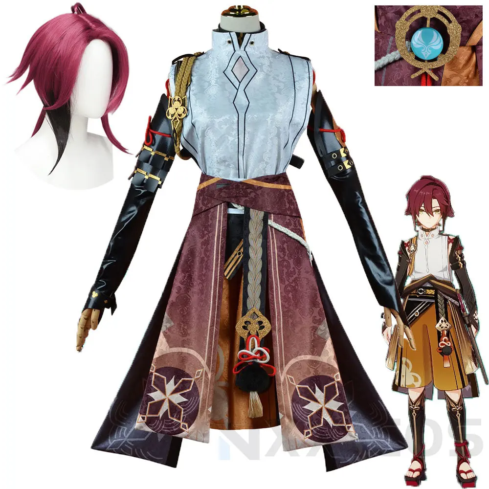 Shikanoin Heizou Genshin Impact Cosplay Costume Wig Outfits Set Anime Game Heizou Shikanoin Cosplay Costumes for Halloween Party 
Shikanoin Heizou Genshin Impact Cosplay Costume Wig Outfits Set Anime Game Heizou Shikanoin Cosplay Costumes for Halloween Party