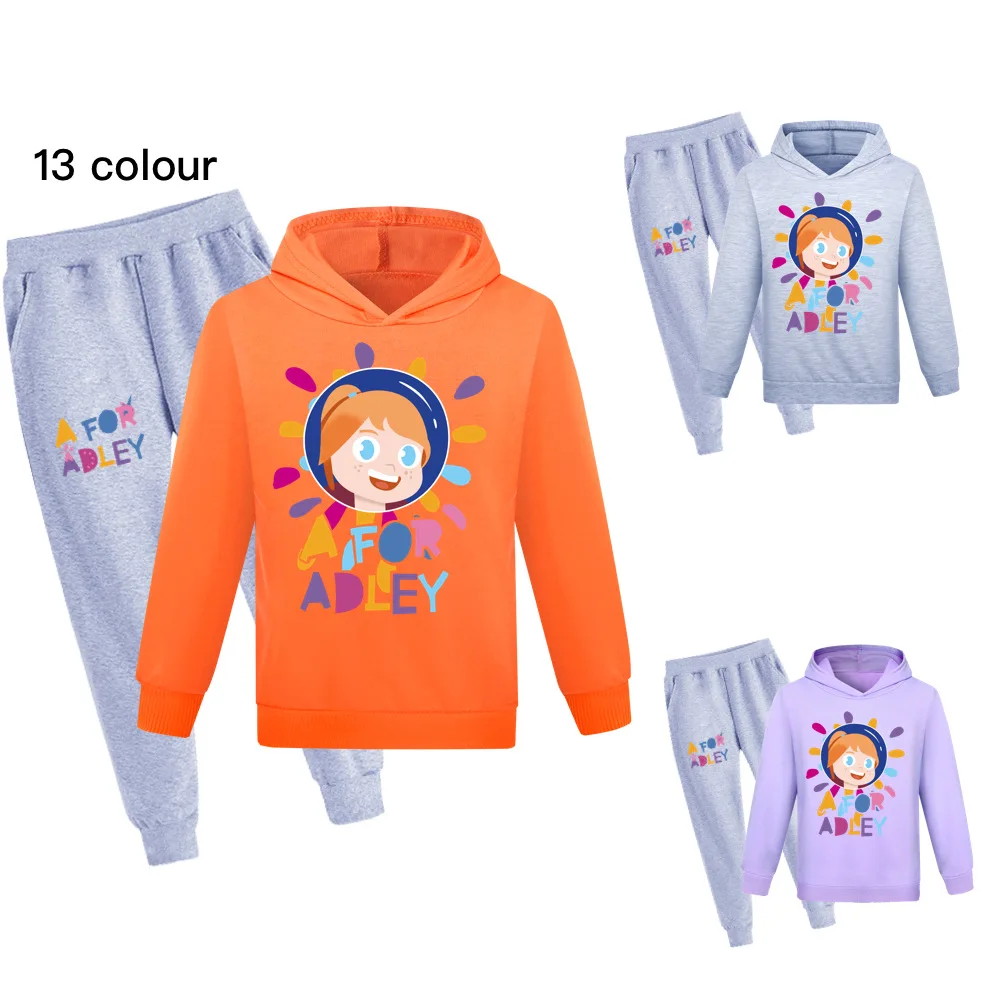 

A for Adley To Moon Girls Boutique Outfits Space Astronaut Clothes for Toddler Boy Hooded T Shirt Pants Suit Teenage Clothes Set