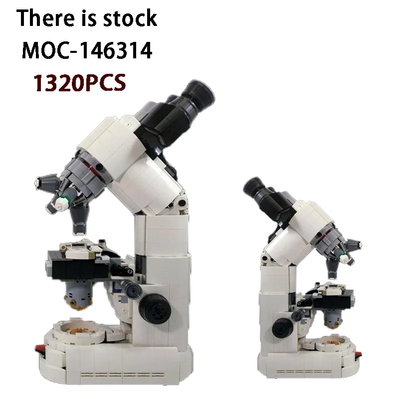 New White MOC-146314 Microbial Amplifier Composite Microscope Assembly Building Block Model 1320 Parts Kids Birthday Toy Gift
New White MOC-146314 Microbial Amplifier Composite Microscope Assembly Building Block Model 1320 Parts Kids Birthday Toy Gift