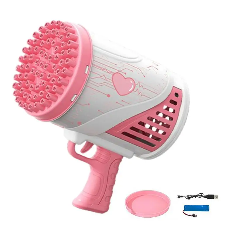 Bubble Maker Toy Bubble Toys 74 Hole Rocket Bubble LED Bubble Blower Machine Automatic Bubbles Blowing Push Toys For Kids
Bubble Maker Toy Bubble Toys 74 Hole Rocket Bubble LED Bubble Blower Machine Automatic Bubbles Blowing Push Toys For Kids