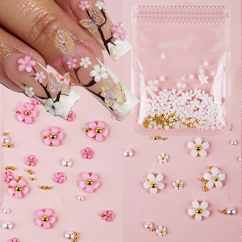 200pcs 3D Flower Pink Nails Art Decorations Beads Gems Mixed Jewelry Spring Nail Supplies Acrylic Manicure Accessories 
200pcs 3D Flower Pink Nails Art Decorations Beads Gems Mixed Jewelry Spring Nail Supplies Acrylic Manicure Accessories