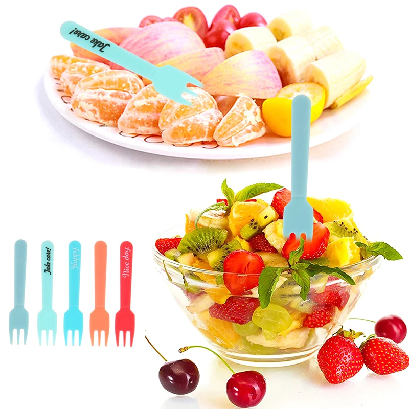 5Pcs Colorful Plastic Fruit Fork Mini Cartoon Children Snack Cake Dessert Food Fruit Pick Toothpick Bento Lunches Party Decor
5Pcs Colorful Plastic Fruit Fork Mini Cartoon Children Snack Cake Dessert Food Fruit Pick Toothpick Bento Lunches Party Decor