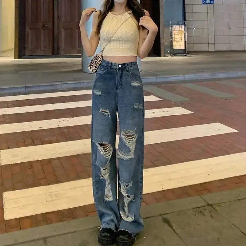 Multi-Pocket Cargo Jeans Women American Retro Street High Waisted Jeans Oversized Fashion Harajuku Style Hip Hop Straight Pants
Multi-Pocket Cargo Jeans Women American Retro Street High Waisted Jeans Oversized Fashion Harajuku Style Hip Hop Straight Pants