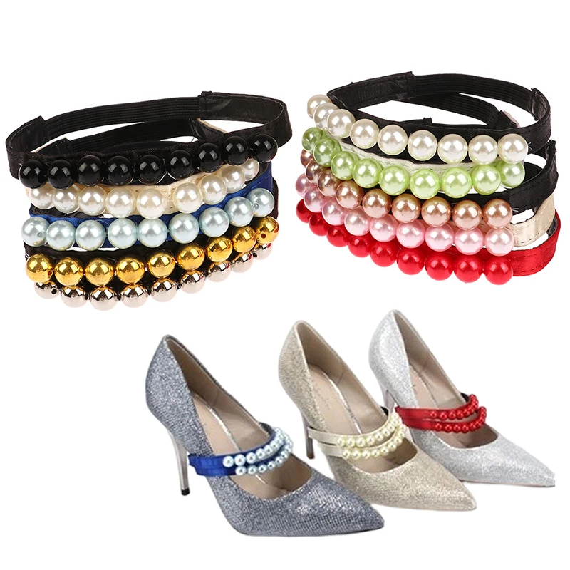 1Pair Women Shoeslaces for High Heels Decorations Buckle Lazy Shoelaces Elastic Band Anti Falling Heel Non-Slip Belt Strap 
1Pair Women Shoeslaces for High Heels Decorations Buckle Lazy Shoelaces Elastic Band Anti Falling Heel Non-Slip Belt Strap