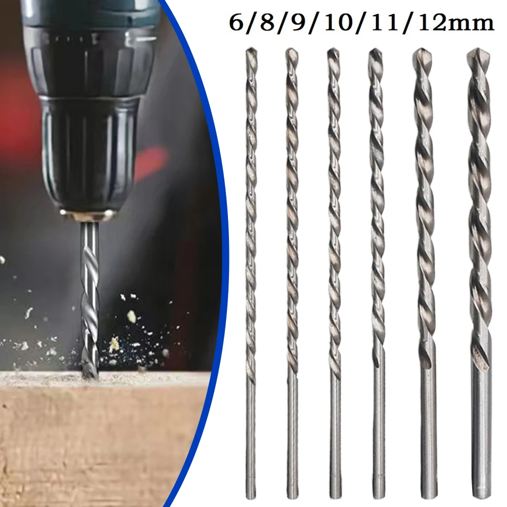 6PCS Drill Bits Kit 300mm Length HSS Drill Bits For Soft Metal Wood Plastic Drilling 6-12mm Diameter Drill Bits Set
6PCS Drill Bits Kit 300mm Length HSS Drill Bits For Soft Metal Wood Plastic Drilling 6-12mm Diameter Drill Bits Set
