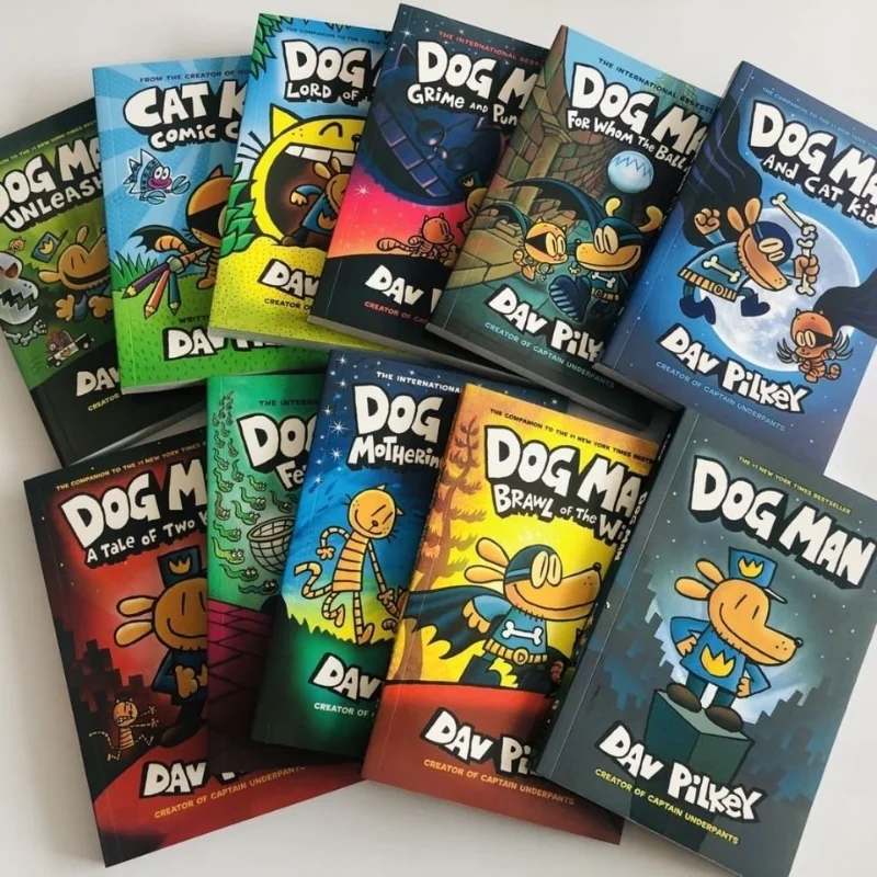 Detective Dog Set Content Dogman 1-11 Children's English Picture Book Random 5 Books
Detective Dog Set Content Dogman 1-11 Children's English Picture Book Random 5 Books