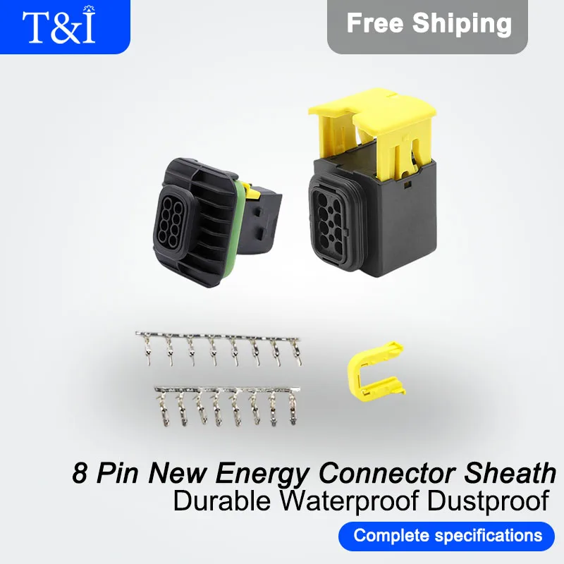 8Pin TE Series Automatic New Energy Male And Female Waterproof Connector Harness Plug Socket Sheath With Cable 1-1418479-1
8Pin TE Series Automatic New Energy Male And Female Waterproof Connector Harness Plug Socket Sheath With Cable 1-1418479-1