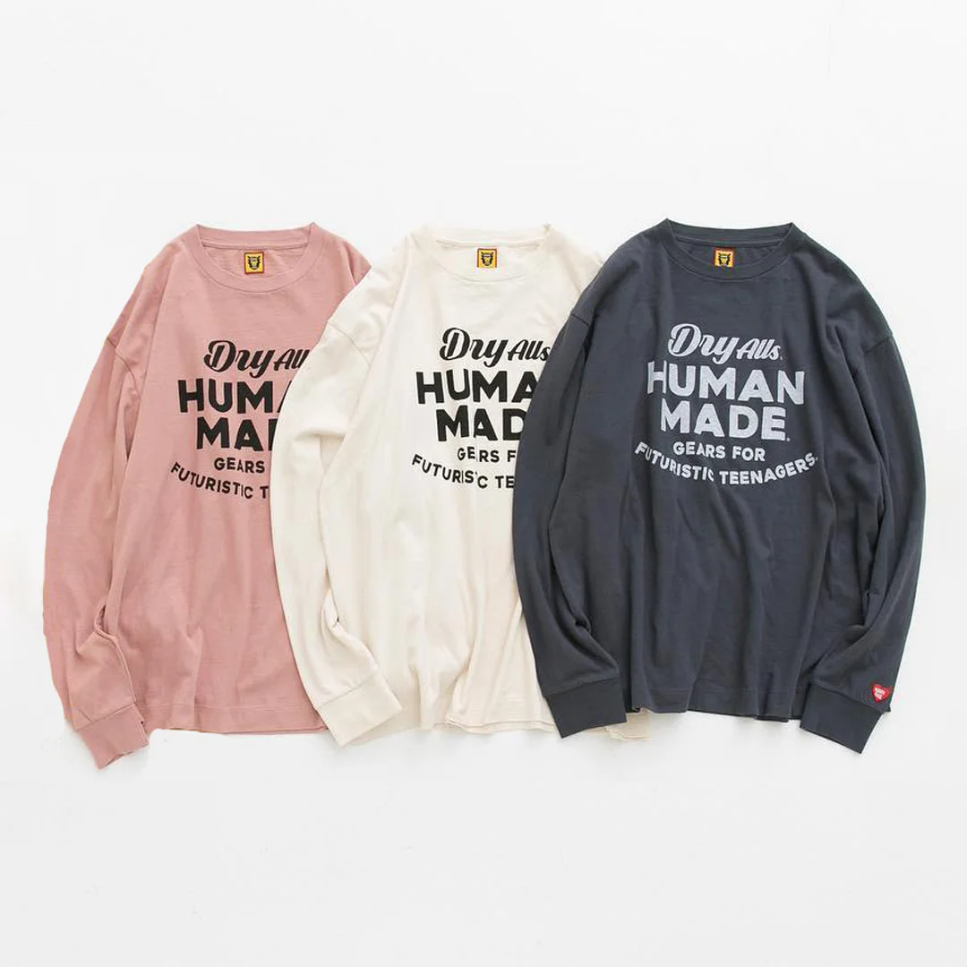 2024 HUMAN MADE chest round neck loose casual Japanese cotton long-sleeved couple sweatshirt WY587
2024 HUMAN MADE chest round neck loose casual Japanese cotton long-sleeved couple sweatshirt WY587