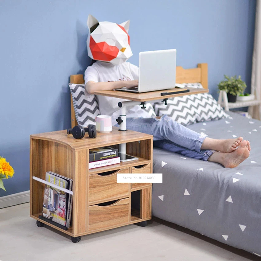 Movable Laptop Nightstand Bedside Liftable Desktop Notebook Laptop Desk Cabinet Wood Multifunctional Storage Cabinet
Movable Laptop Nightstand Bedside Liftable Desktop Notebook Laptop Desk Cabinet Wood Multifunctional Storage Cabinet