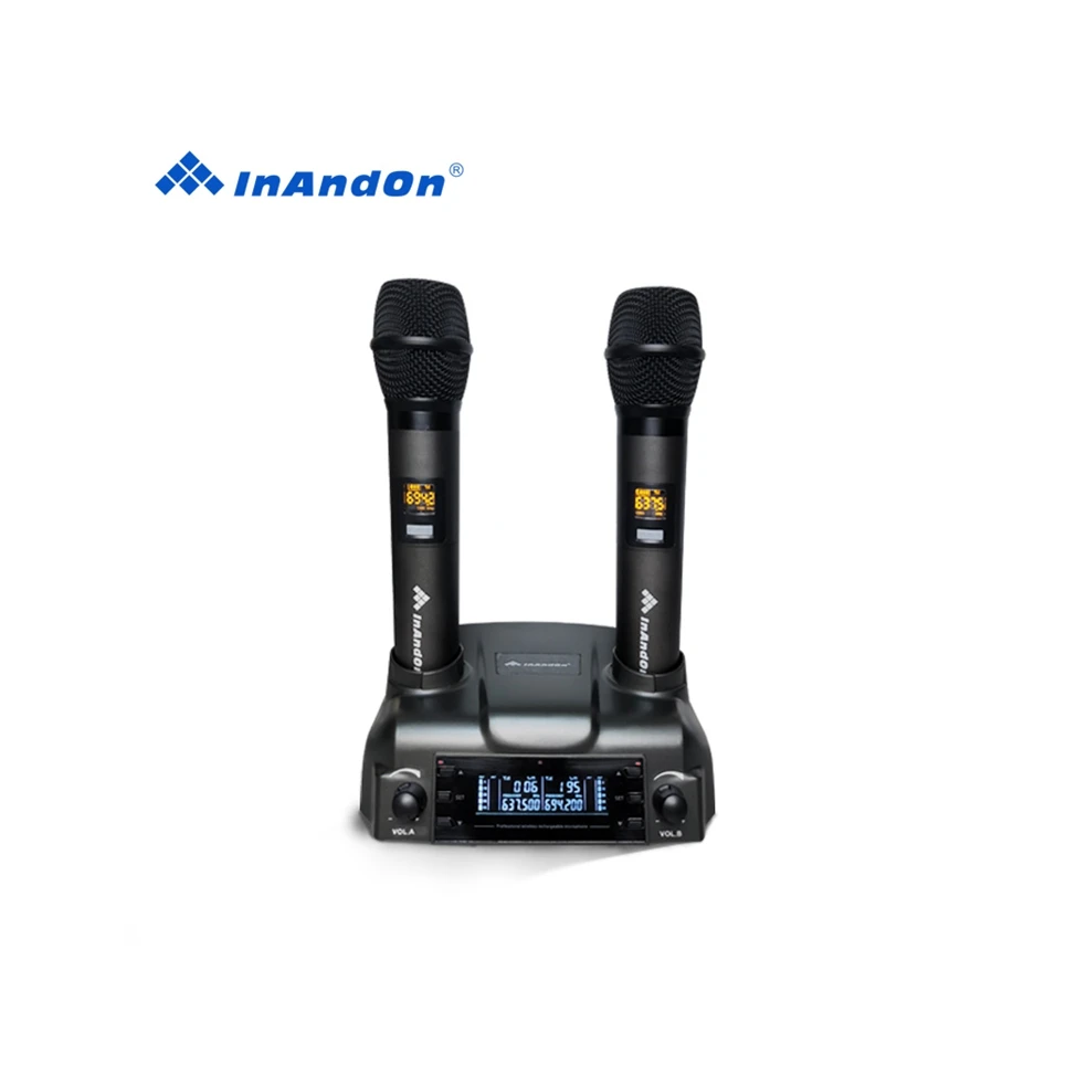 Home Portable Rechargeable Wireless Mic Suitable Karaoke Handheld Wireless Microphone
Home Portable Rechargeable Wireless Mic Suitable Karaoke Handheld Wireless Microphone