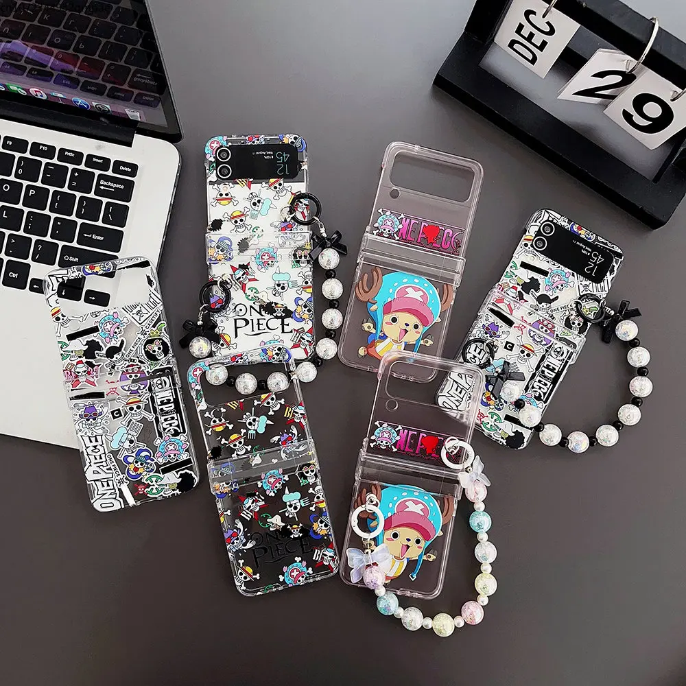 Ones Pieces Luffies Choppers with Lanyard Phone Case for Samsung Galaxy Z Flip 3 Z Flip 4 Hard PC Anti-drop Back Cover Funda
Ones Pieces Luffies Choppers with Lanyard Phone Case for Samsung Galaxy Z Flip 3 Z Flip 4 Hard PC Anti-drop Back Cover Funda