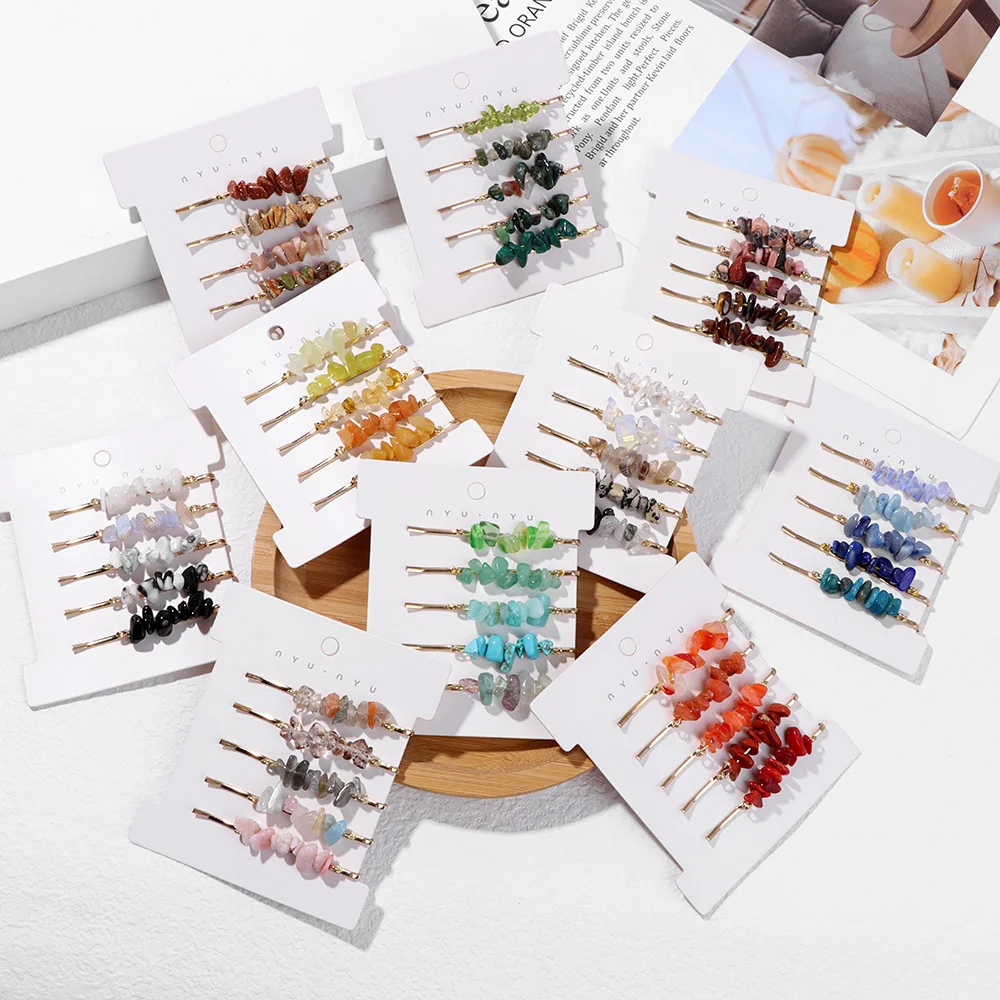 5Pcs Healing Crystal Hair Clip For Women Girl Natural Chip Stone Hairpins Set Bridal Barrettes Party Wedding Headwear Jewelry
5Pcs Healing Crystal Hair Clip For Women Girl Natural Chip Stone Hairpins Set Bridal Barrettes Party Wedding Headwear Jewelry