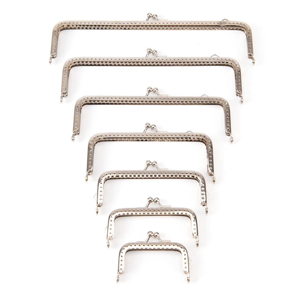 Metal Silver Sewing Tote Handle Clutch Coin Purse Frame Kiss Buckle Arch DIY Craft Frame Kiss Buckle Lock Silver
Metal Silver Sewing Tote Handle Clutch Coin Purse Frame Kiss Buckle Arch DIY Craft Frame Kiss Buckle Lock Silver